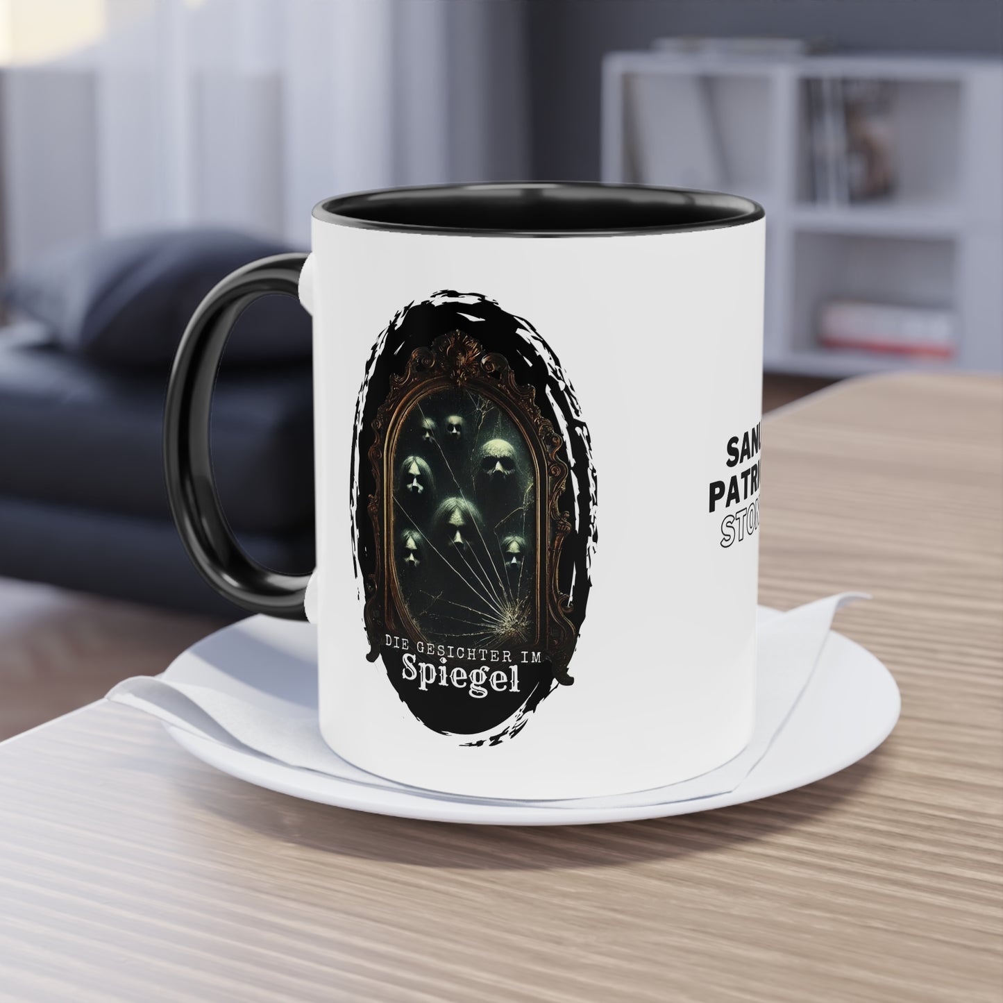 Die Gesichter im Spiegel - Kaffeetasse